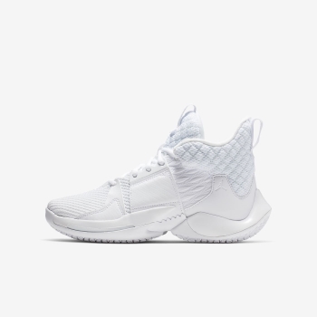 Nike Jordan 'Why Not?' Zer0.2 - Basketsko - Hvide/Metal Guld | DK-65149